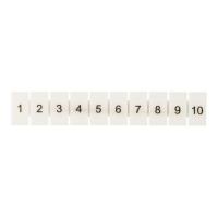Маркеры для UT/ST/Push-in 2.5 с нумерацией 1-10 (уп.100шт) EKF zb-st-2.5-1-10