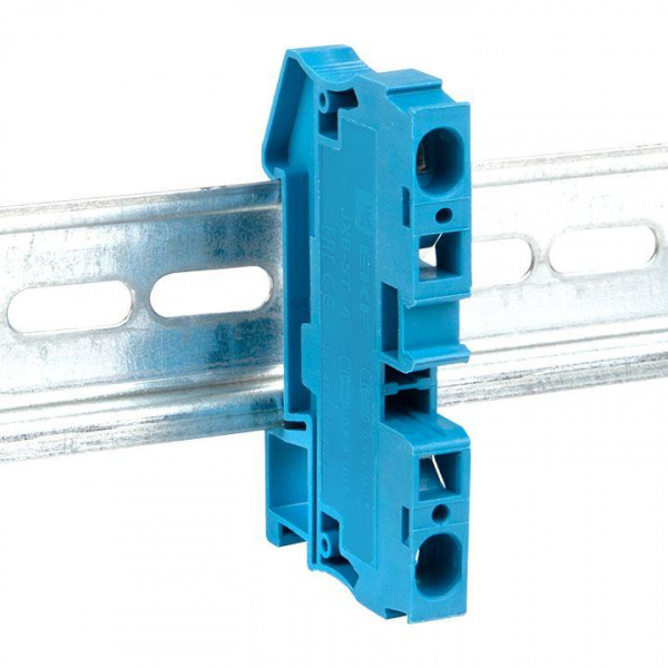 Колодка клеммная ST-4 41А пружинная син. EKF plc-jxb-st-4-blue